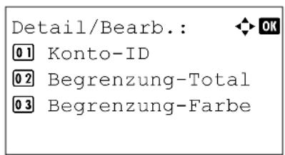 Triumph-Adler CLP 4550 - Konto-ID prüfen oder bearbeiten - 6