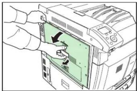 Triumph-Adler CLP 4550 - Papierstaus in den linken Abdeckungen 1, 3 oder 4 - 1