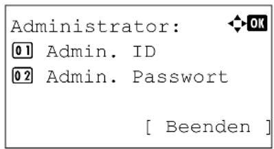Triumph-Adler CLP 4550 - Administrator Einstellungen - 9