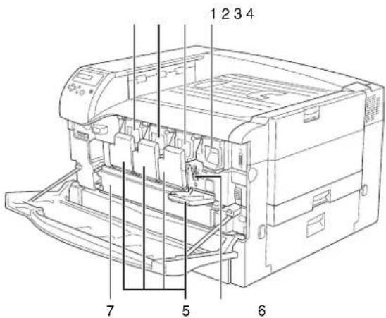 Triumph-Adler CLP 4526 - Druckerinneres - 1