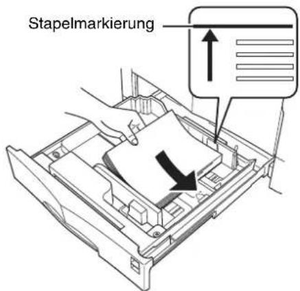 Triumph-Adler CLP 4526 - Papier in die Kassette einlegen - 4