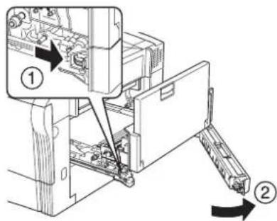 Triumph-Adler CLP 4526 - Papierstau - Rechte Abdeckung - 3