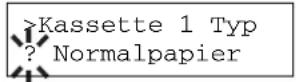 Triumph-Adler CLP 4526 - Medientyp für Papierkassette einstellen - 1