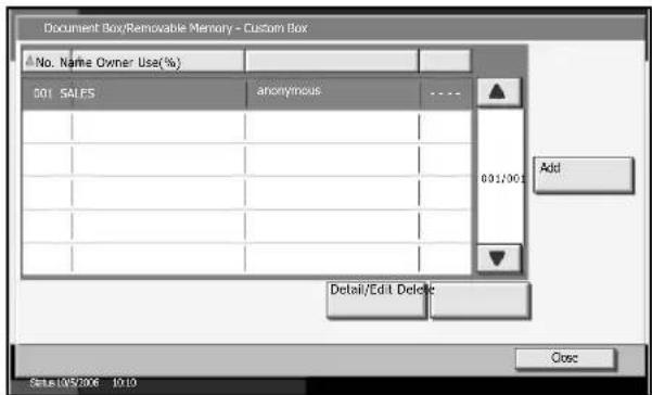 Triumph-Adler DC 2230 - Viewing/Editing Box Contents - 1
