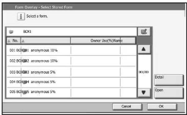 Triumph-Adler DC 2230 - Form Overlay (Box) - 1