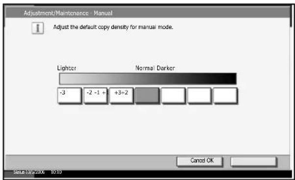 Triumph-Adler DC 2230 - Copy Density Adjustment - 1