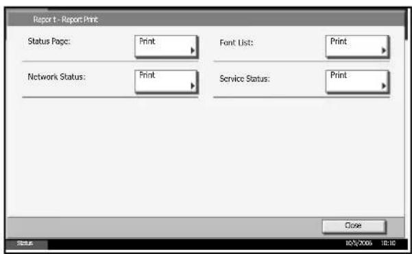 Triumph-Adler DC 2230 - Service Status Page - 1