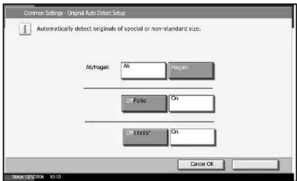 Triumph-Adler DC 2230 - Select [A6] or [Hagaki] of A6/Hagaki. - 1