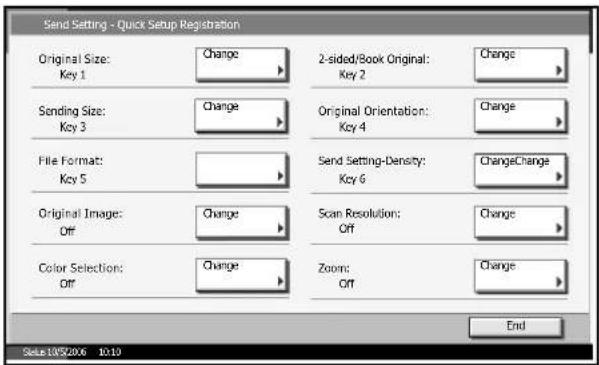 Triumph-Adler DC 2230 - Sending Settings - 1