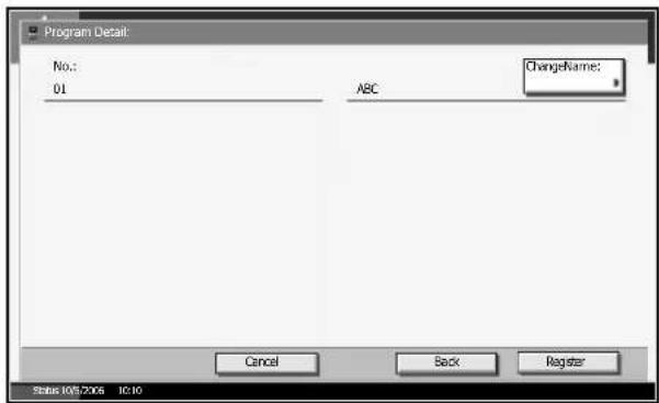 Triumph-Adler DC 2230 - Registering Programs - 1