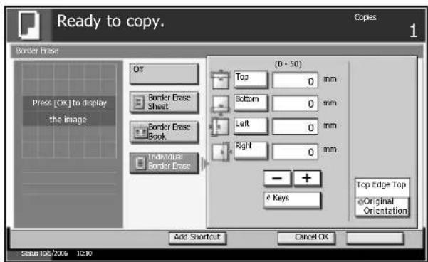 Triumph-Adler DC 2230 - Individual Border Erase - 3