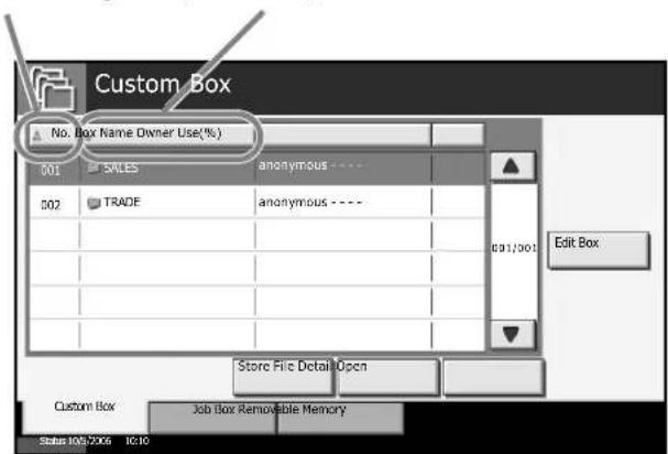 Triumph-Adler DC 2230 - Custom Box List - 1