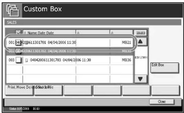 Triumph-Adler DC 2230 - Deleting a Document - 3