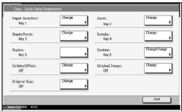 Triumph-Adler DC 2230 - Quick Setup Registration - 1