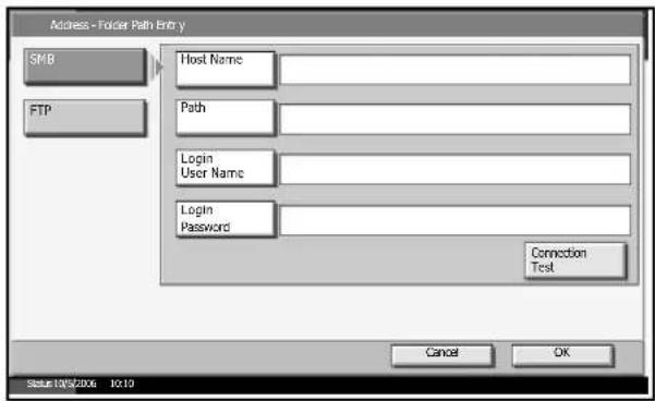 Triumph-Adler DC 2230 - The Folder (SMB) Address - 1