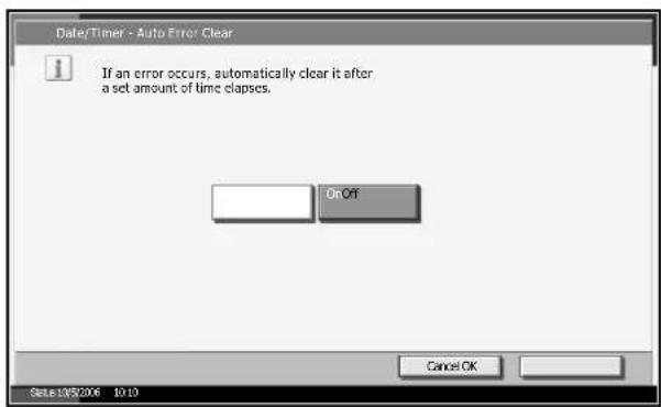 Triumph-Adler DC 2230 - Auto Error Clear ON/OFF - 1