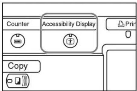 Triumph-Adler DC 2230 - Accessibility (Enlarging Touch Panel Display) - 1