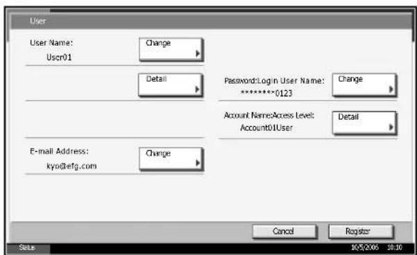 Triumph-Adler DC 2230 - If any user without administrator rights logs in - 1