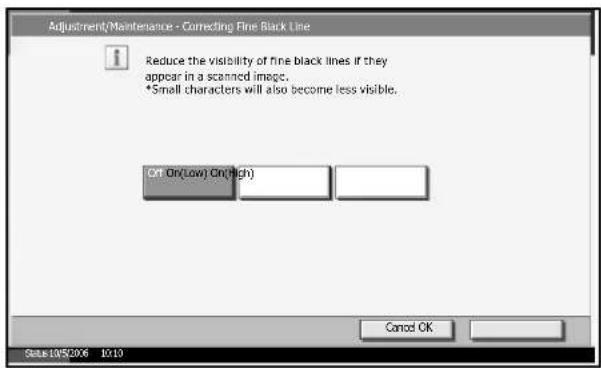 Triumph-Adler DC 2230 - Correcting Fine Black Line - 2