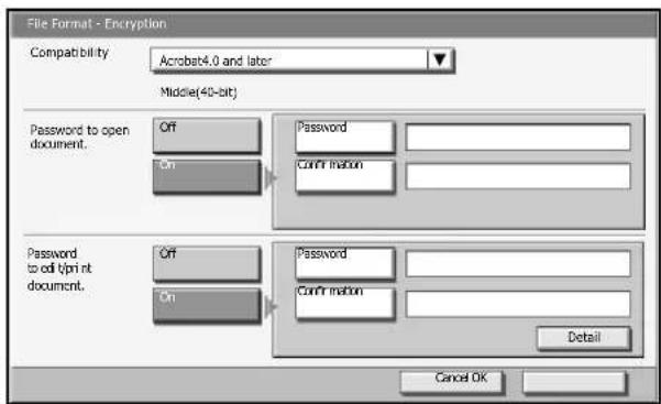 Triumph-Adler DC 2230 - PDF Encryption Functions - 1