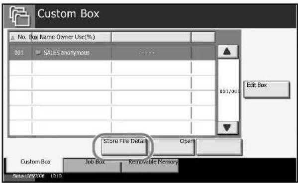 Triumph-Adler DC 2230 - Storing a Document in the Custom Box - 3