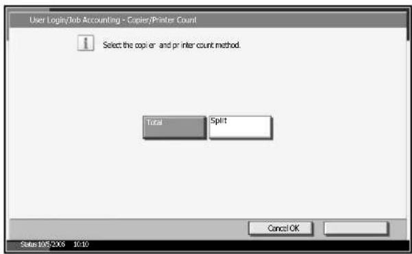 Triumph-Adler DC 2230 - Managing the Copy/Print Counts - 1