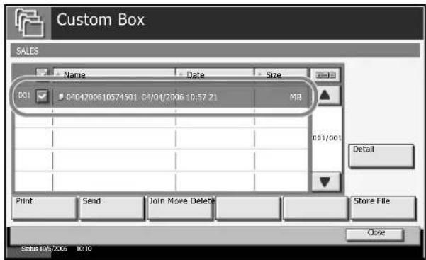 Triumph-Adler DC 2230 - Printing a Document Stored in the Custom Box - 3