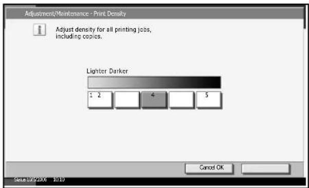 Triumph-Adler DC 2230 - Print Density - 1