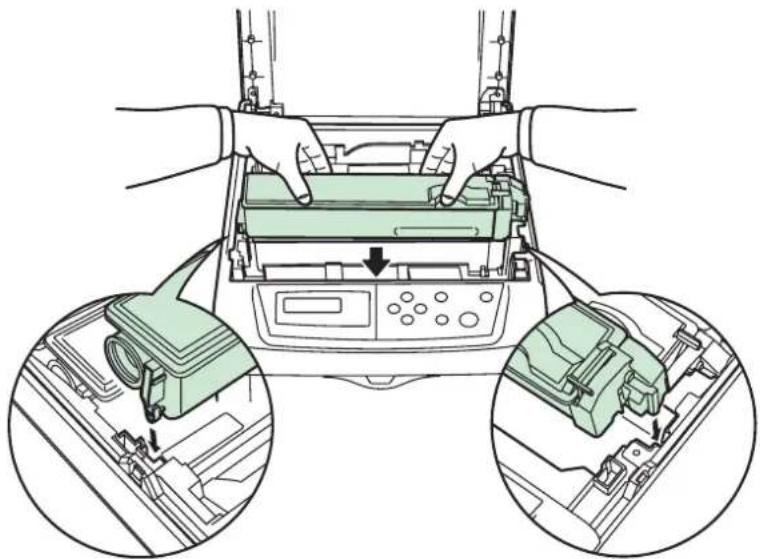 Triumph-Adler CLP 4524 MFP - Toner behälter austauschen - 6