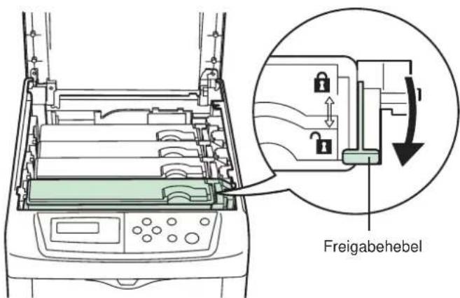 Triumph-Adler CLP 4524 MFP - Toner behälter austauschen - 2