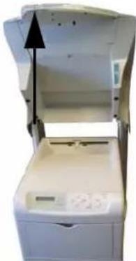Triumph-Adler CLP 4524 MFP - So sind die Verbrauchsmaterialien zugänglich: - 1