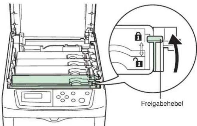 Triumph-Adler CLP 4524 MFP - Toner behälter austauschen - 8