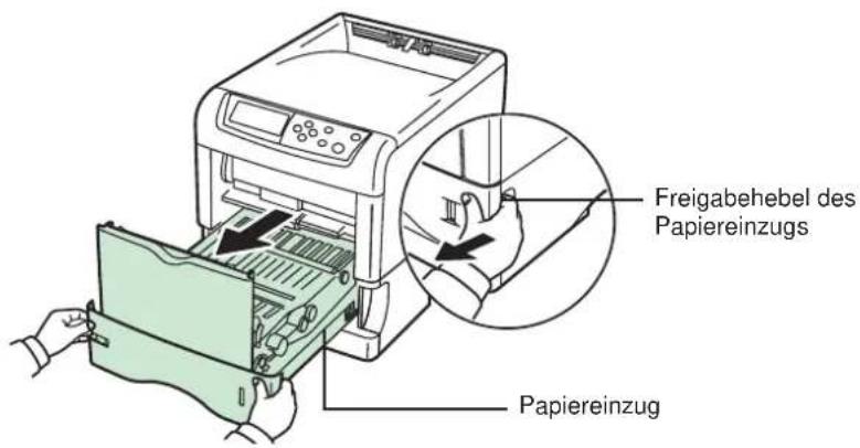 Triumph-Adler CLP 4524 MFP - Papiereinzug reinigen - 1