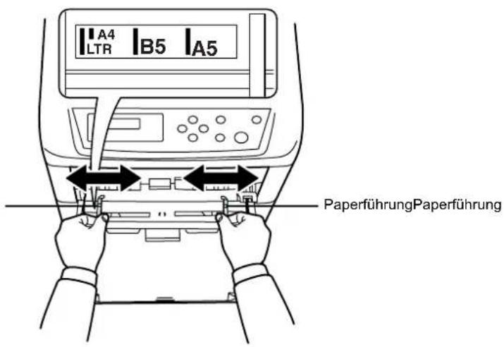 Triumph-Adler CLP 4520 - Papier in die Universalzufuhr einlegen - 5