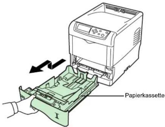 Triumph-Adler CLP 4520 - Papier in die Kassette einlegen - 2