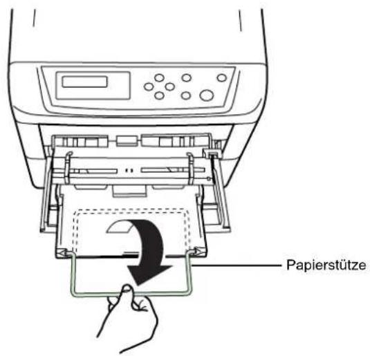Triumph-Adler CLP 4520 - Papier in die Universalzufuhr einlegen - 4