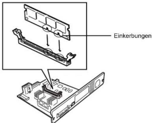 Triumph-Adler CLP 4520 - Speichermodule installieren - 4