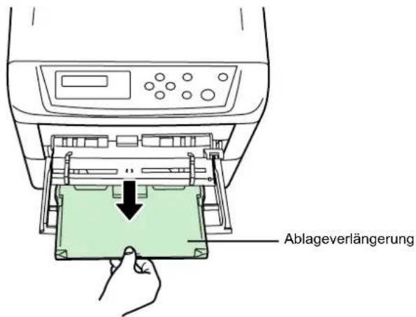 Triumph-Adler CLP 4520 - Papier in die Universalzufuhr einlegen - 3