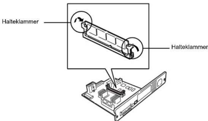 Triumph-Adler CLP 4520 - Speichermodule installieren - 5