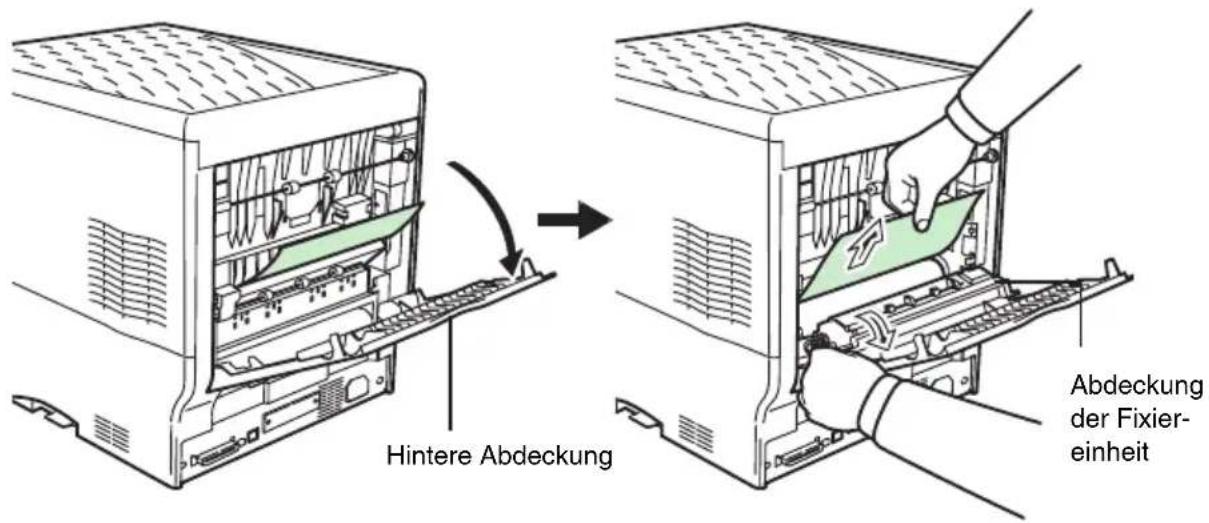 Triumph-Adler CLP 4516 - Papierstau an der hinteren Abdeckung - 3