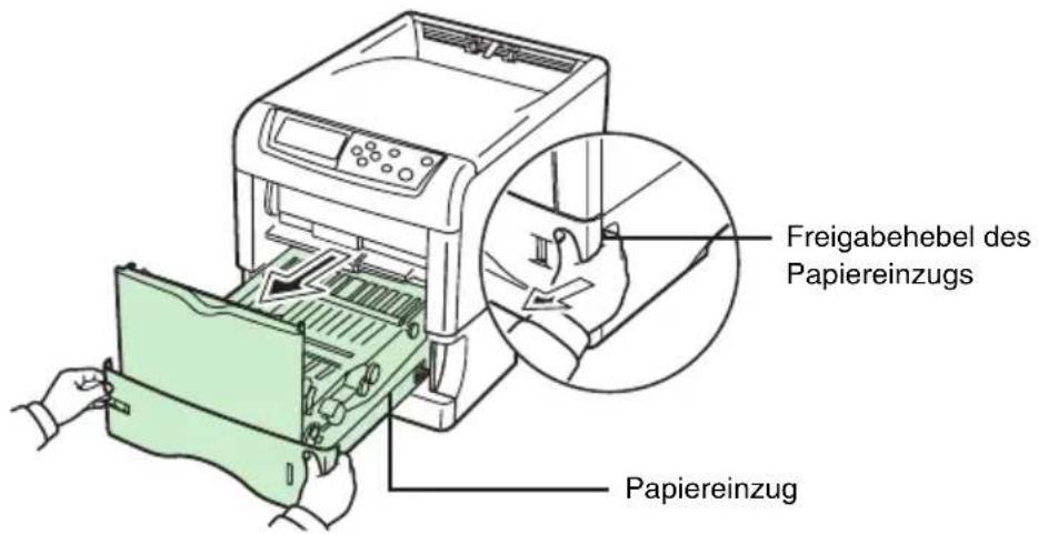 Triumph-Adler CLP 4516 - Papiereinzug reinigen - 1
