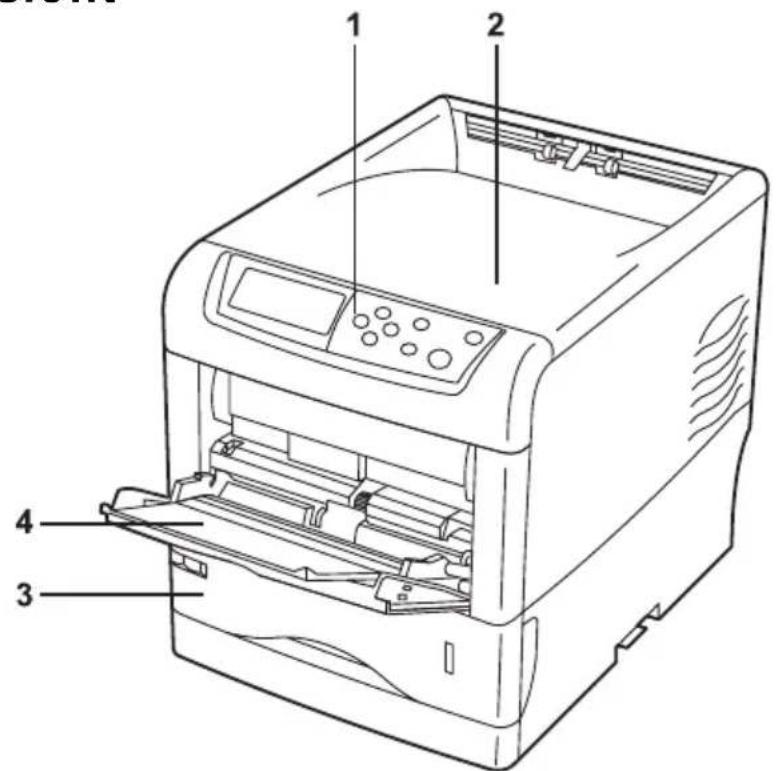 Triumph-Adler CLP 4516 - Vorderansicht - 1
