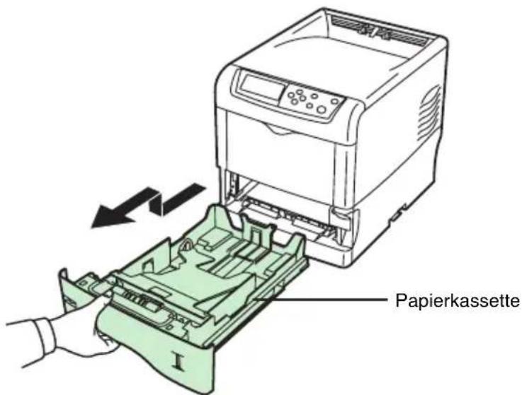 Triumph-Adler CLP 4516 - Papier in die Kassette einlegen - 1