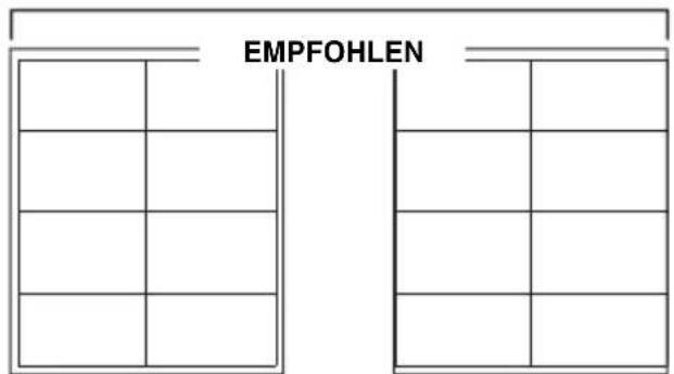Triumph-Adler CLP 4516 - Empfohlene Etiketten - 1
