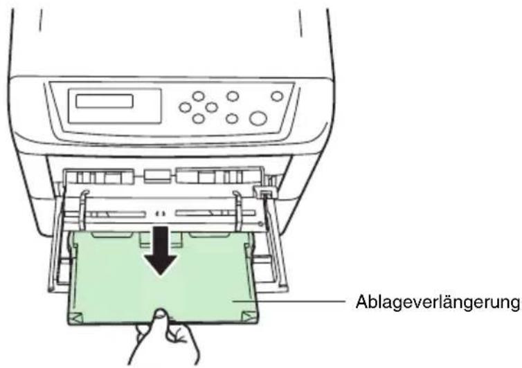 Triumph-Adler CLP 4516 - Papier in die Universalzufuhr einlegen - 2