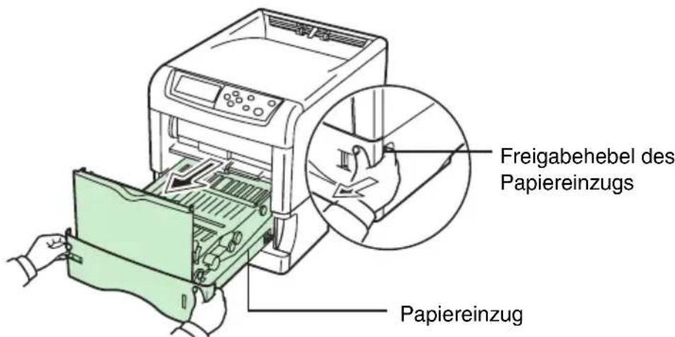 Triumph-Adler CLP 4516 - Papierstau am Papiereinzug - 1