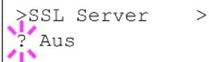 Triumph-Adler CLP 4521 - SSL-Server (SSL Server Einstellungen) - 2