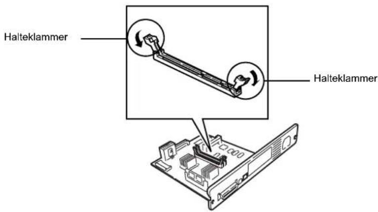 Triumph-Adler CLP 4316 - Speichermodule installieren - 3