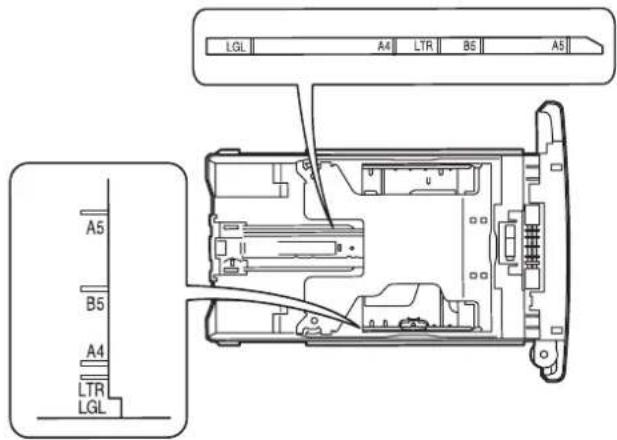 Triumph-Adler CLP 4316 - Papier in die Kassette einlegen - 4