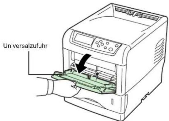 Triumph-Adler CLP 4316 - Papier in die Universalzufuhr einlegen - 2